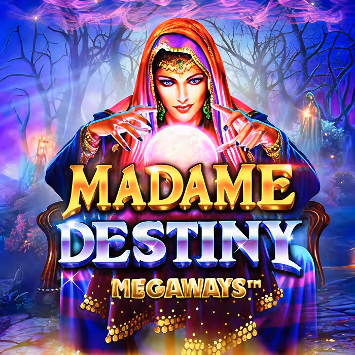 Madame Destiny fortune teller slot with crystal ball free spins